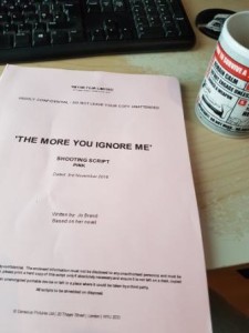 Rod Glenn's shooting script from The More You Ignore Me.
