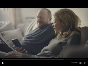 Rod Glenn and Tilly Wood in the new PayPal commercial.
